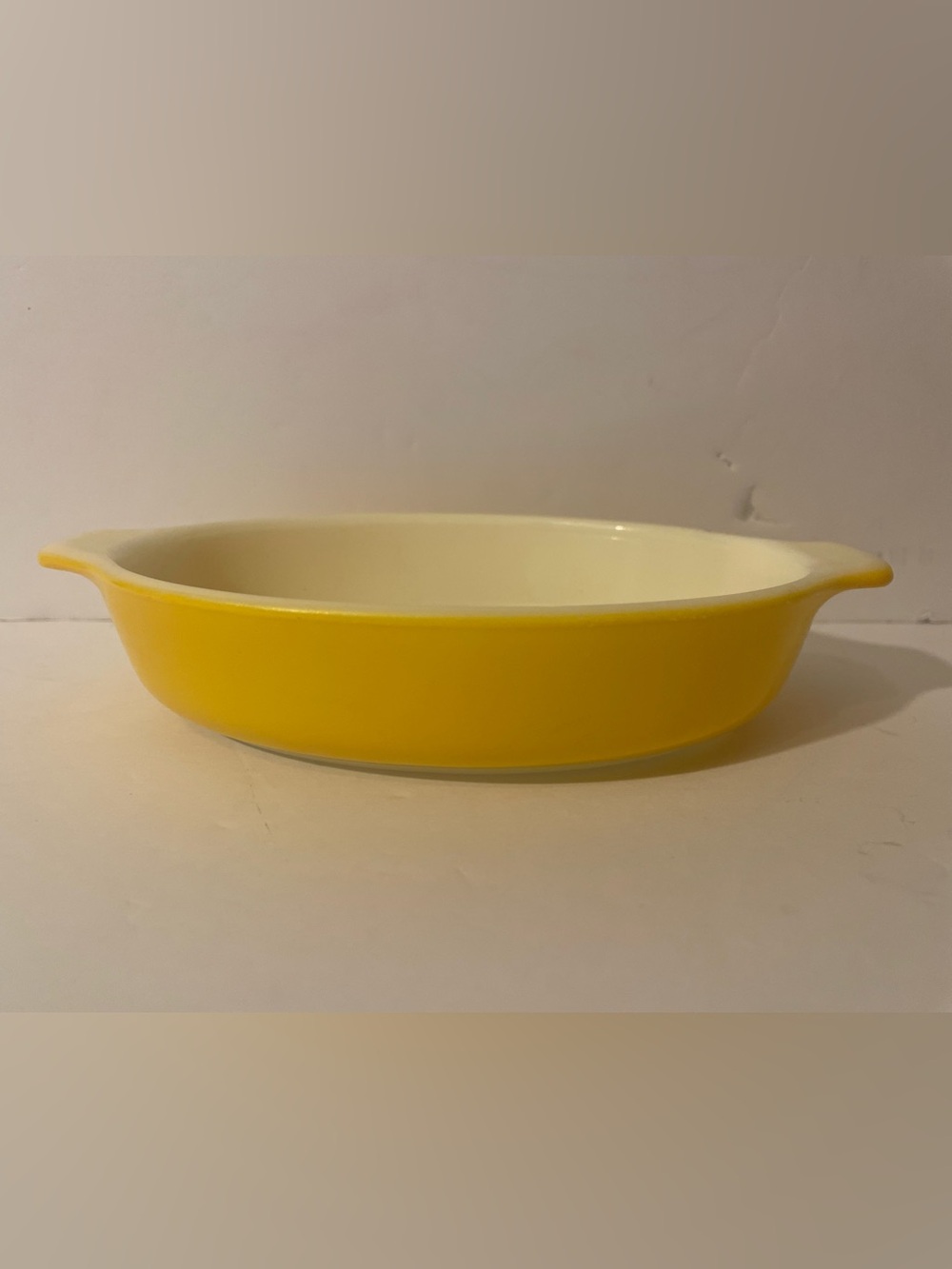 Vintage Pyrex Tableware by Corning #700 Yellow Au Gratin Dish Casserole Pixie